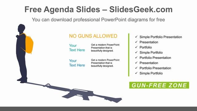 Guns-Free-Zones-PowerPoint-Diagram Feature Image