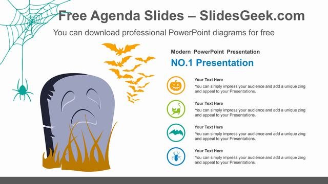 Headstone-Ghost-PowerPoint-Diagram