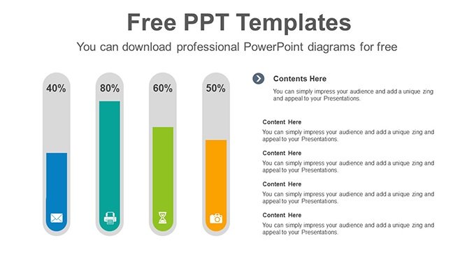 Test Tube Bar Chart Free Powerpoint Pptx Slides Templates