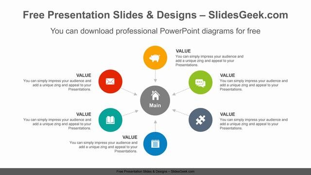 Center-pointing-arrow-PowerPoint-Diagram-Template Feature image