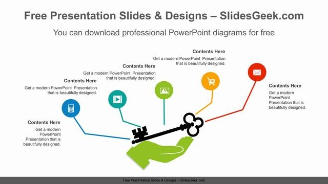 Key-on-hand-PowerPoint-Diagram-Template feature image