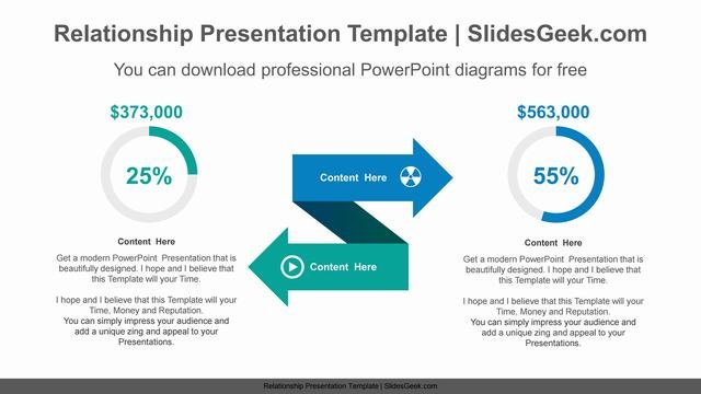 Opposite-Arrow-PowerPoint-Diagram Slide Feature Image