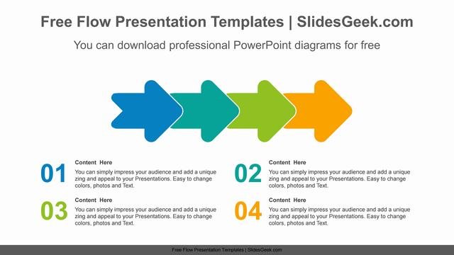 Overlapping-rounded-arrow-PowerPoint-Diagram-Template Feature image