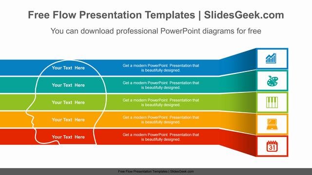 Rectangular-banner-flow-PowerPoint-Diagram-Template Feature Image