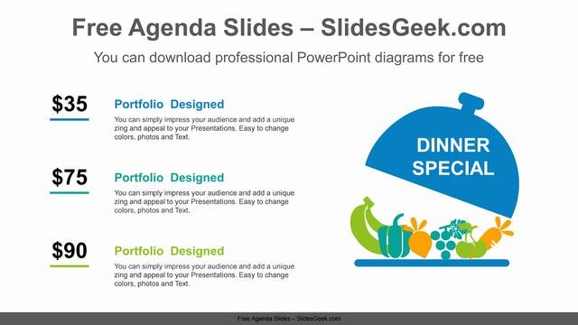 Special-Dinner-PowerPoint-Diagram-Template feature image