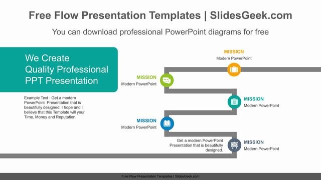Thick-line-flow-PowerPoint-Diagram-Template Feature Image