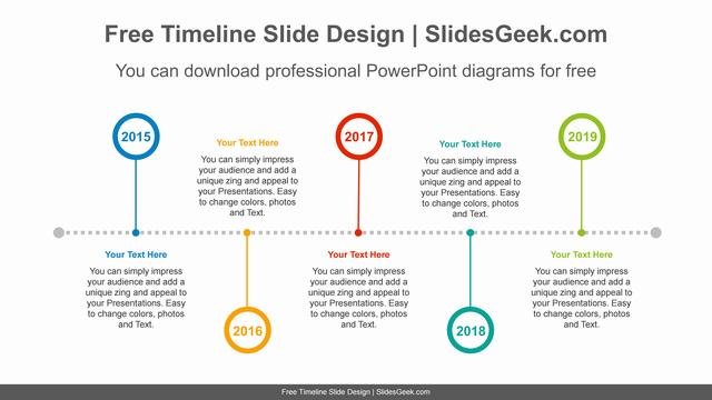 Five-line-circles-PowerPoint-Diagram-Template feature image