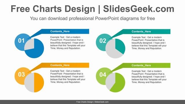 Four-pie-chart-PowerPoint-Diagram-Template feature image