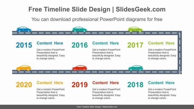 Highway-running-car-PowerPoint-Diagram feature image