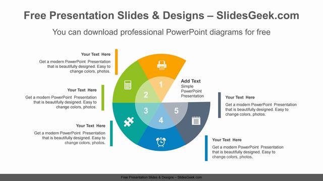 Radial-doughnuts-PowerPoint-Diagram-Template feature image