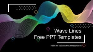 Wave Lines Visual | Free PowerPoint & Google Slides Templates