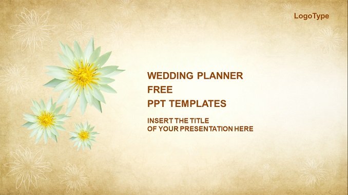 Wedding Planner Free PowerPoint Presentation Template Feature Image _wowTemplates.in