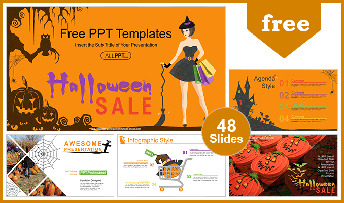 Halloween-Big-Sale-PowerPoint-Templates-Posting