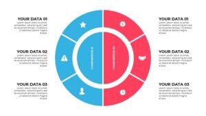 Circle Comparison Infographic Template Free Download