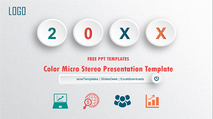 Color Micro Stereo Presentation Template feature imagae