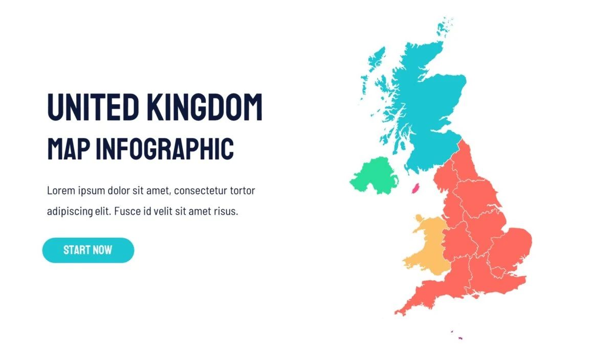 United-kingdom-map-infographic-presentation