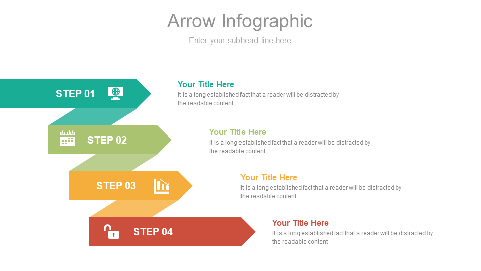 Arrow Infographic Serpentine