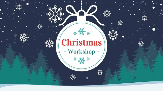 Christmas Workshop PowerPoint Template Feature Image