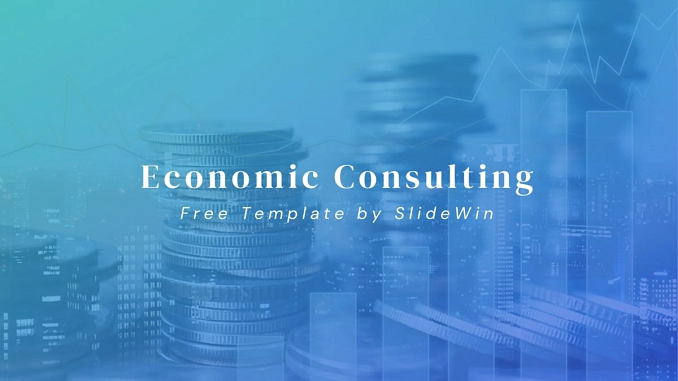Economic Consulting PowerPoint Template feature image