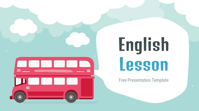 English Lesson PowerPoint Template