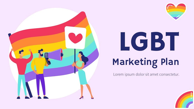 LGBT Marketing Plan PowerPoint Template feature image