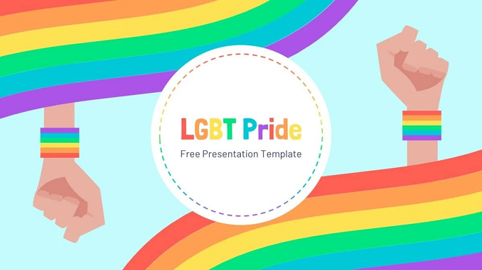 LGBT Pride PowerPoint Template feature image