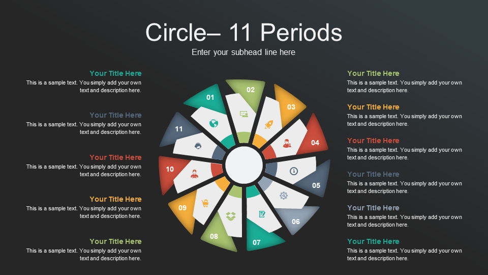 Radial Circle 11 Periods