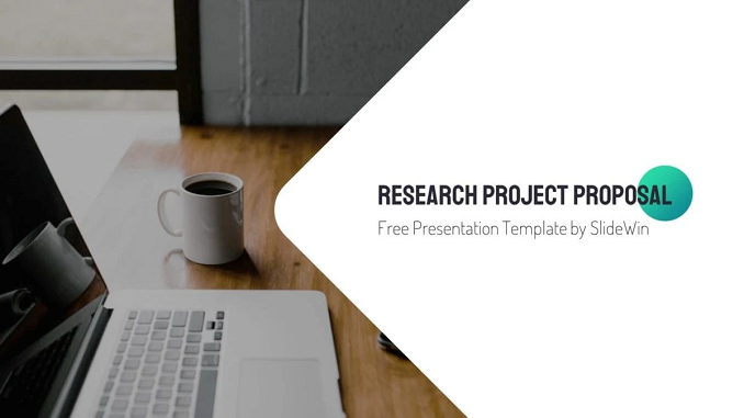 Research Project Proposal PowerPoint Template feature image