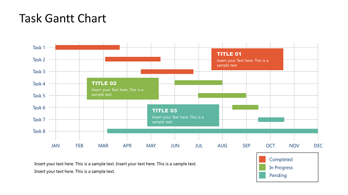 Task Gantt Chart Presentation template feature image by slidesgeek