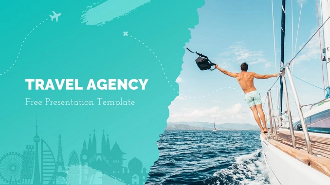 Travel Agency PowerPoint Template feature image