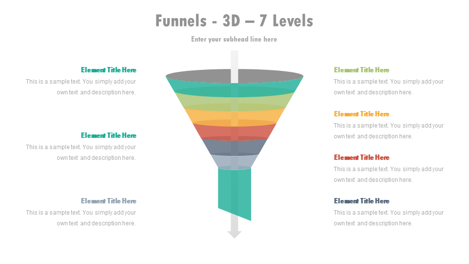 3D Funnel with 7 Levels feature image