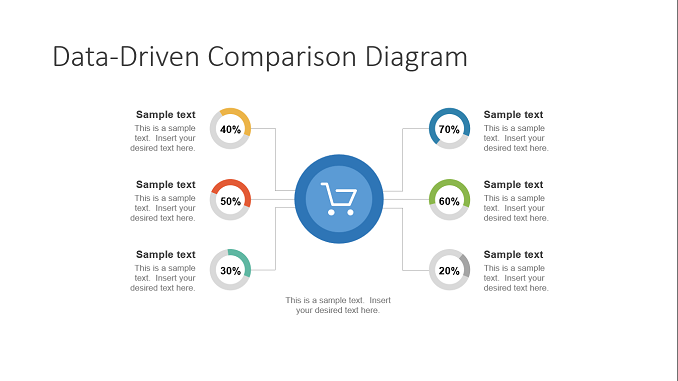 Data-Driven Comparison Diagram Feature Image Slide Template