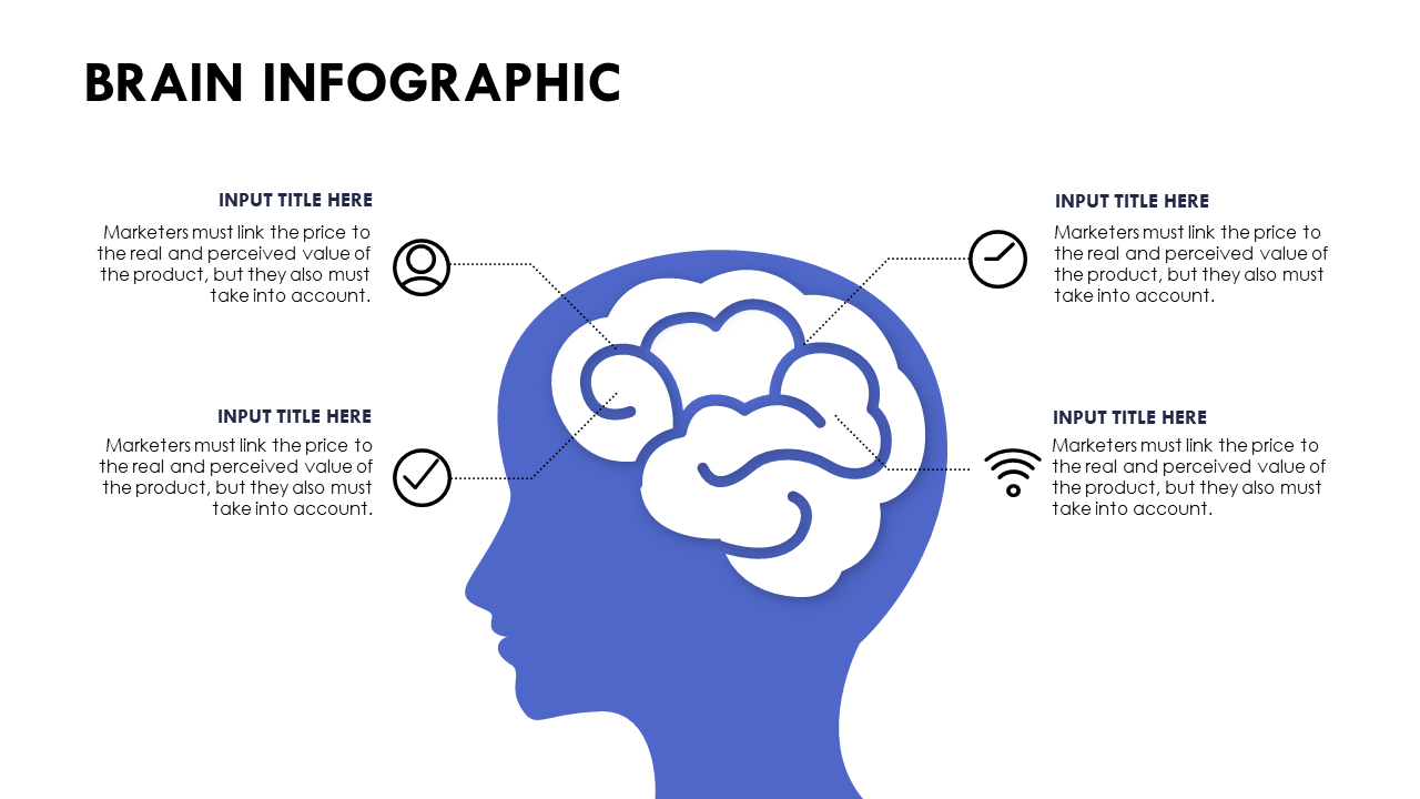 Brain Infographic presentation template