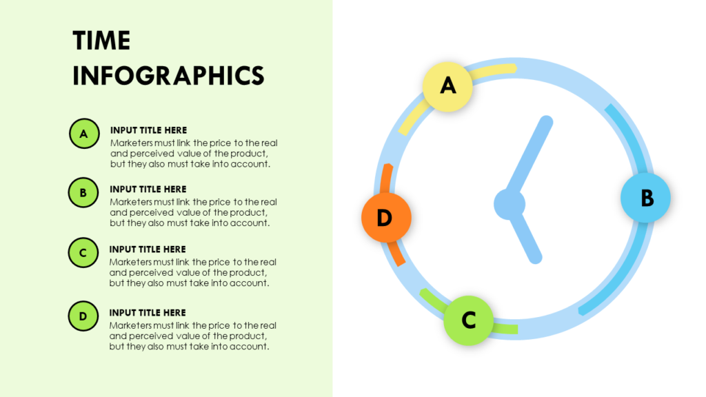 Free Time Infographics Design For Presentation Deck