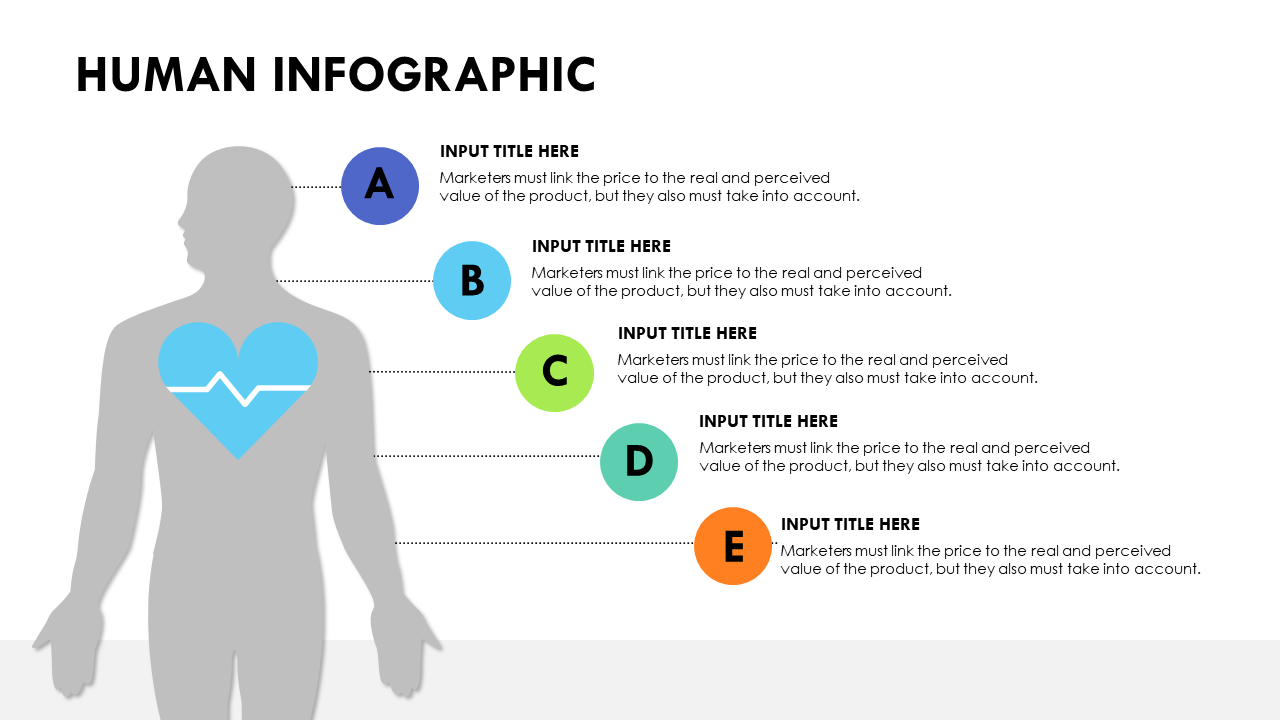 human Infographic design